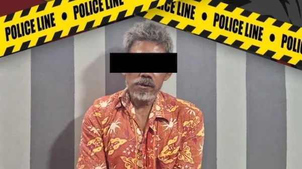 terduga pelaku berinisial R (Dok: Ist)