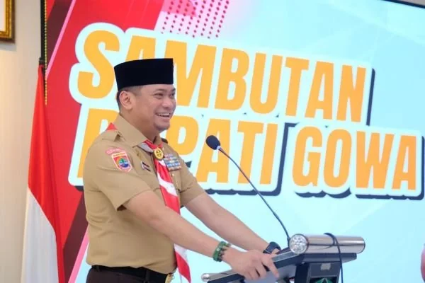 Bupati Gowa, Adnan Purichta Ichsan Selaku Ketua Kwarda Pramuka Sulsel, Ketua Mabicab dan Ketua Kwarcab Pramuka Gowa (Dok : Ist).