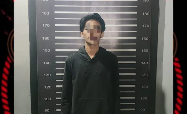 Terduga pelaku, berinisial PP alias Puto (18) saat diamankan Tim Resmob Satreskrim Polres Bantaeng, (ist).