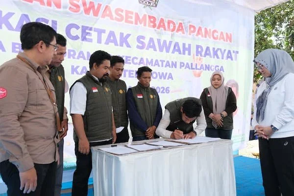 Gerakan Swasembada Pangan di lokasi Cetak Sawah Rakyat (CSR), (Dok: Ist).