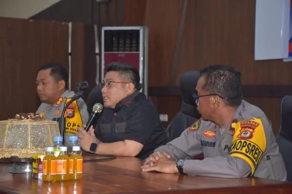 Komisi III Dewan Perwakilan Rakyat (DPR) RI, H.Andi Muzakkir Aqil saat melakukan reses ke Polres Bulukumba (Dok : Ist).