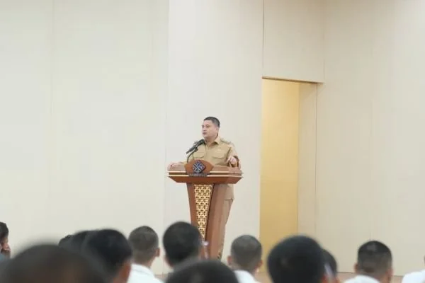 Wali Kota Makassar, Munafri Arifuddin saat Sambutan di BBPVP (Dok: Ist).