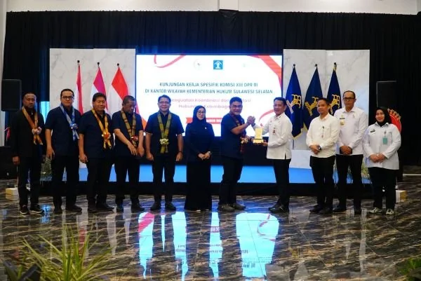 Komisi XIII DPR RI Apresiasi Kinerja Kanwil Kemenkum Sulsel, Dorong Percepatan Layanan AHU (Dok : Ist).