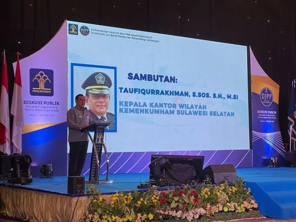 Diskusi Publik tentang Rancangan Undang-undang (RUU) Hukum Acara Perdata yang diselenggarakan oleh Kemenkumham Sulsel (Dok : Ist).
