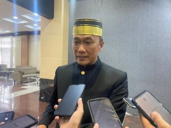Pj Gubernur Sulsel, Prof Zudan Arif Fakrulloh di Kantor Gubernur Sulsel (Dok: Nofi KabarMakassar).