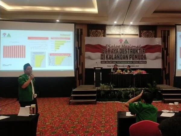 Dialog GP Ansor Maros dan Kemenpora (Dok: Ist).