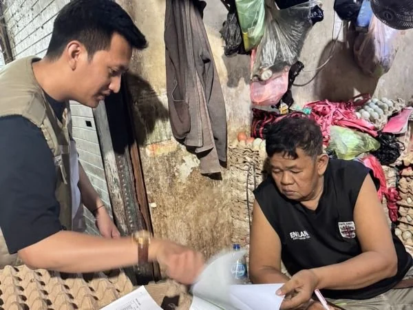 Perumda Pasar Makassar Sosialisasi Transformasi Sistem Pembayaran Non tunai (Dok : Ist).