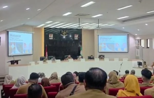 Rapat Koordinasi Pengelolaan Sampah Menjadi Energilistrik dan Masalah Persampahan, (Dok: Sinta KabarMakassar).