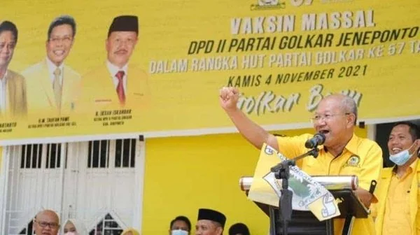 Ketua DPD Partai Golkar Kabupaten Jeneponto, Iksan Iskandar.