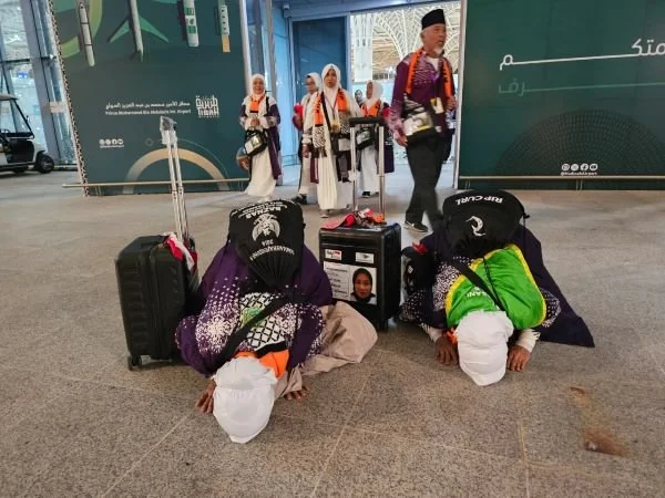 Jemaah haji embarkasi Makassar (Dok : ist).