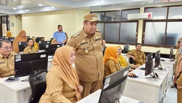 ASN Kabupaten Maros mengikuti Uji Kompetensi (Dok : ist).