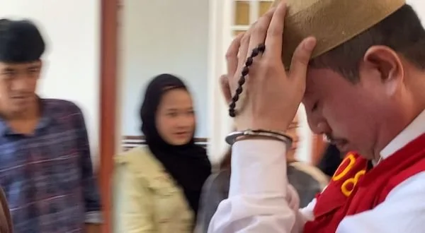 Terdakwa Agus Salim (Dok: Atri KabarMakassar)