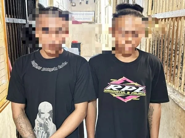 Tersangka kasus rudapaksa anak dibawah umur di Mamuju (Dok : Ist).
