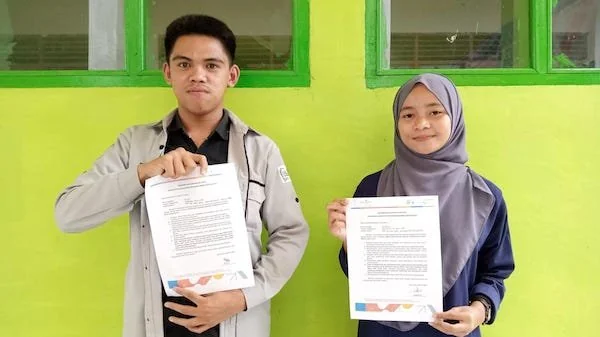 Dua siswa MA Nurul Falah Bulukumba, Rusli dan Nuhalisa terpilih sebagai peserta ASEAN DSE 2024.