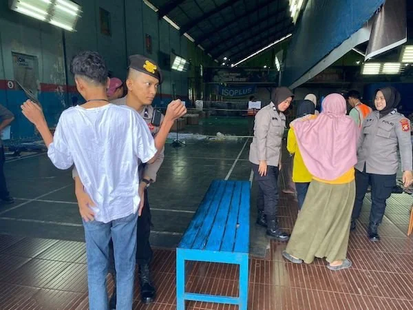 Pemeriksaan para pelipat surat suara oleh pihak kepolisian (Dok:Ist)