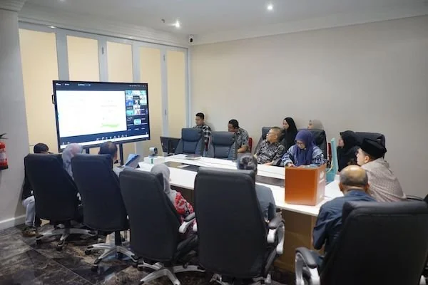 Wali Kota Munafri Arifuddin saat menghadiri  WHO-SEAR Healthy City Award Ceremony 2024 secara virtual (dok ist)