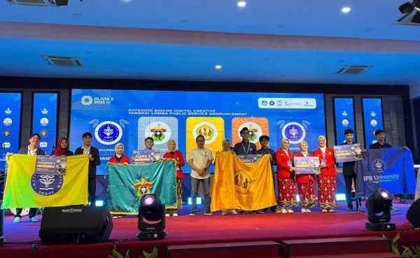 Mahasiswa Fakultas Vokasi Universitas Hasanuddin menorehkan prestasi membanggakan dalam ajang Olimpiade Vokasi Indonesia (OLIVIA) X (Dok : Ist).