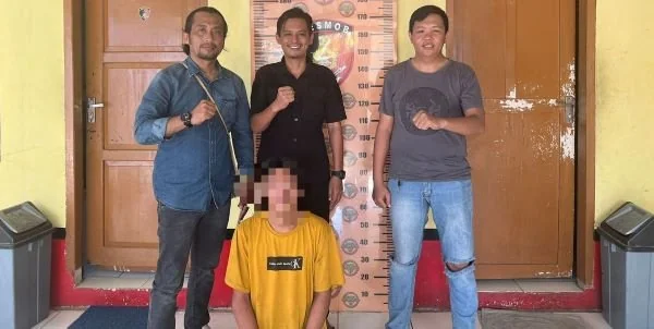 Tim Resmob Polresta Mamuju berhasil meringkus pelaku penikaman.