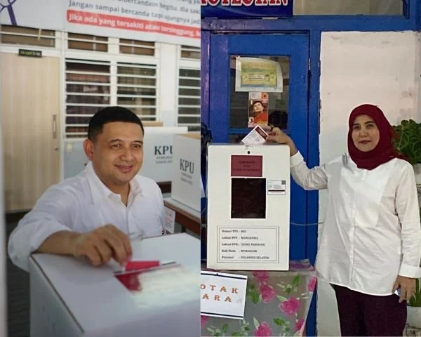 Pasangan nomor ururt 1, Appi-Aliyah (Dok: Atri KabarMakassar).
