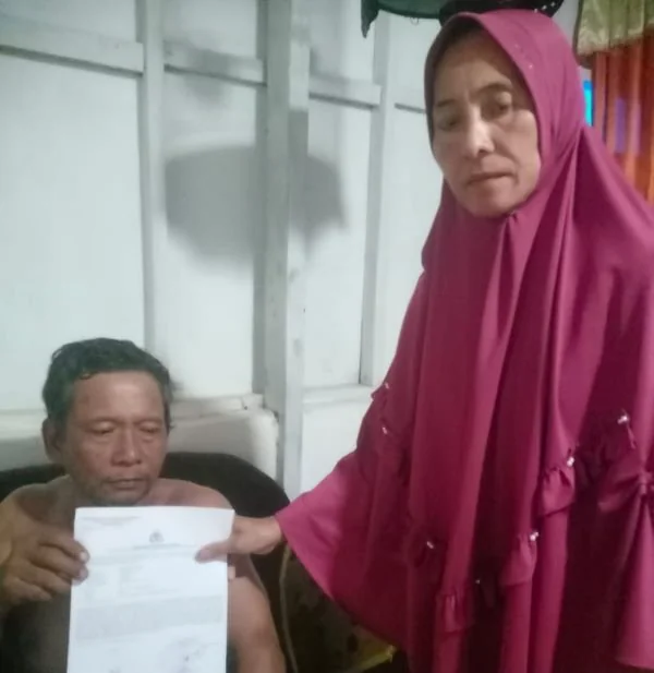 Korban penganiayaan oknum polisi (Dok : Saleh KabarMakassar).
