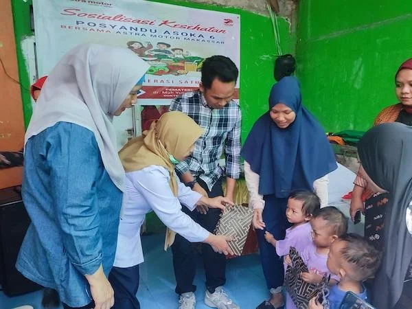 Asmo Sulsel gelar sosialisasi gizi baik untuk balita di Posyandu Asoka 6