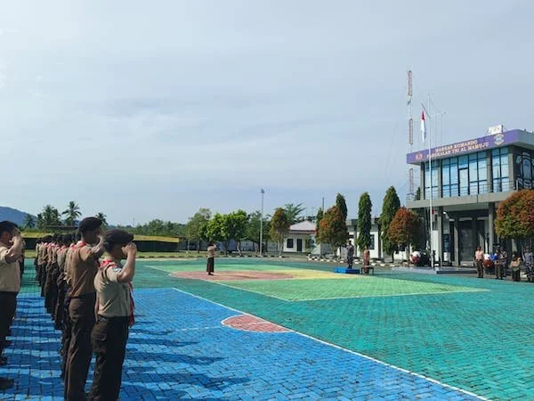 Penutupan Persami KKRI di Mako Lanal Mamuju(dok:ist)