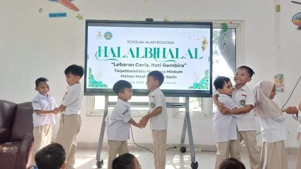 Halal Bihalal Sekolah Alam Bosowa. (Dok: Ist)