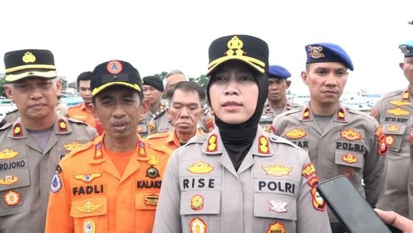 Kapolres Pelabuhan Makassar Rise Sandiyantanti dan Kepala BPBD Kota Makassar, M. Fadli Tahar, (Dok: Ist).