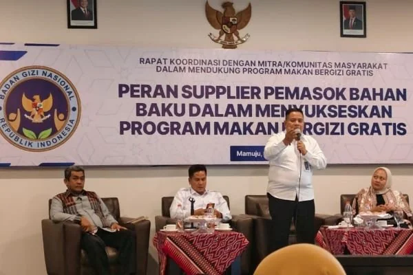 Kunjungan kerja Tim BGN di Sulbar (Dok : Ist).