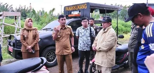 Camat Panakkukang Syahril saat Melakukan Sidak (Dok: Ist).