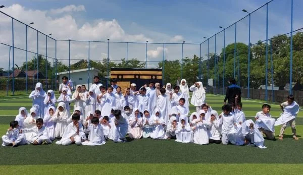 Manasik Haji dan Umroh  Siswa Sekolah Alam Bosowa. (Dok; Ist)