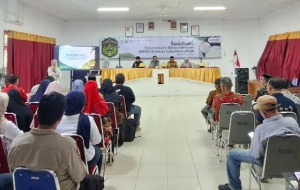 Sosialisasi Rekonstruksi Batas KHDTK Diklat Kehutanan Malili Tahun 2026. (Dok: Ist)