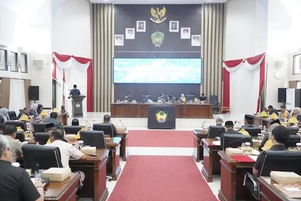 Suasana Paripurna DPRD Kabupaten Gowa (Dok: Ist)