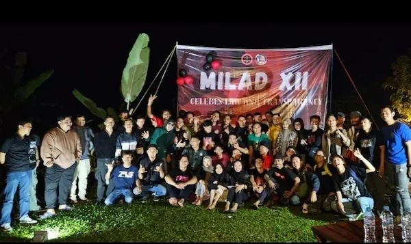 Organisasi Celebes Law and Transparency menggelar Milad ke XII di