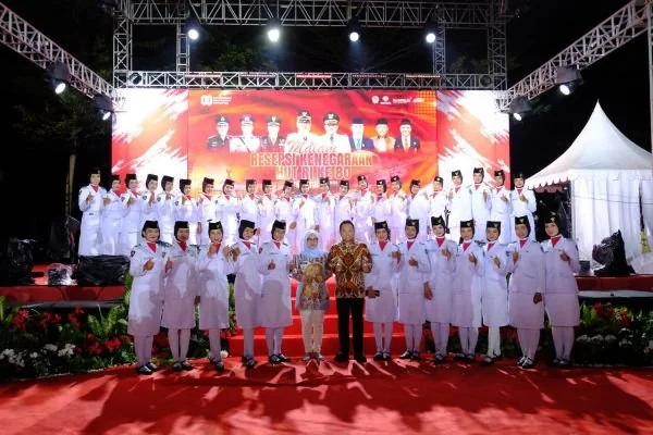 Pemkab Gowa menggelar Malam Resepsi Kenegaraan HUT ke-80 RI (Dok : ist).