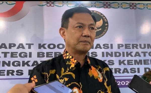 Sekretaris Deputi Kominfo Kemenko Polkam, Marsekal Pertama TNI Arifien Sjahrir (dok. Syamsi/KabarMakassar)
