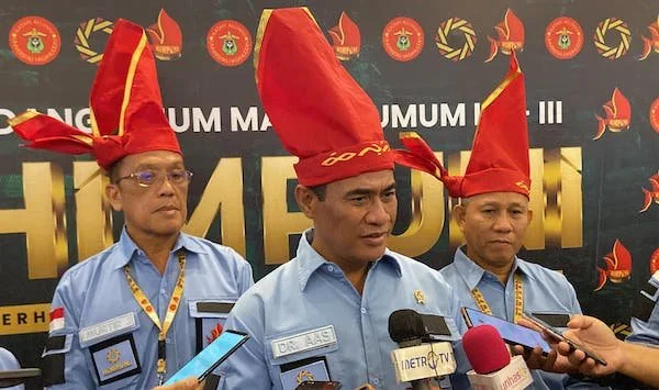 Menteri Pertanian Andi Amran Sulaiman pada SUMU ke III Himpuni di Four Points Hotel by Sheraton (Dok: Nofi KabarMakassar)