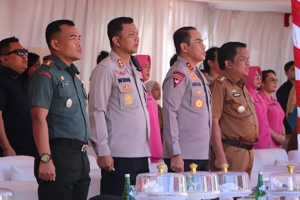 Kapolda Sulsel, Irjen Pol Andi Rian Ryacudu Djajadi saat melakukan kunker di Kabupaten Jeneponto