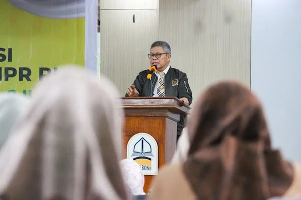 Anggota DPR RI Fraksi Partai Golkar, H. Taufan Pawe, saat Sosialisasi Empat Pilar, (Dok: Ist).
