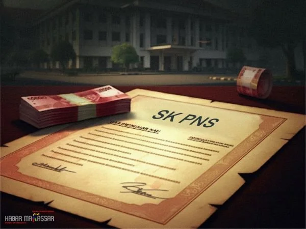 Ilustrasi Gadai SK ASN  (Dok : KabarMakassar).