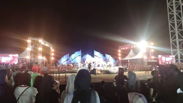 Suasana malam terakhir Manakarra Fair 2024 (Dok : ist).
