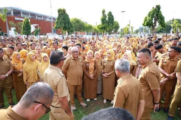 Apel gabungan Organisasi Perangkat Daerah (OPD) lingkup Pemerintah Kabupaten Bulukumba. (Dok: Ist)