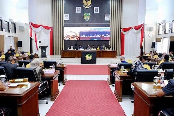 Rapat Paripurna DPRD Gowa, (Dok: Ist)