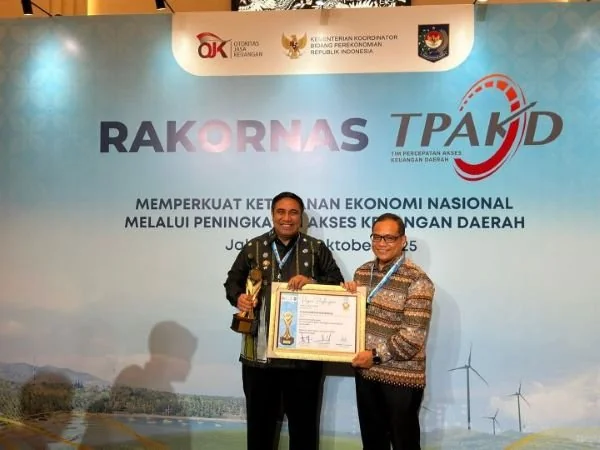 TPAKD Maros Sabet Penghargaan Nasional dari OJK atas Inovasi Inklusi Keuangan. (Dok: Ist)