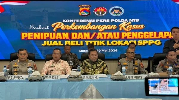 Konferensi Pers BGN bersama Polda NTB dan Polres Lombok Timur (Dok: Ist).
