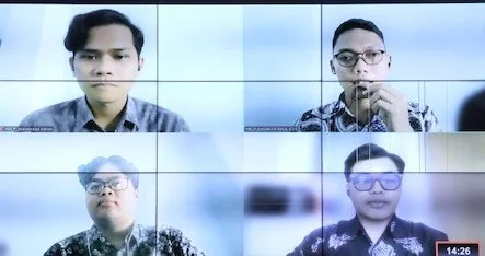 Para Pemohon Pengujian Undang-Undang Nomor 17 Tahun 2014 UU MD3 dilakukan secara daring, (Dok: Ist).