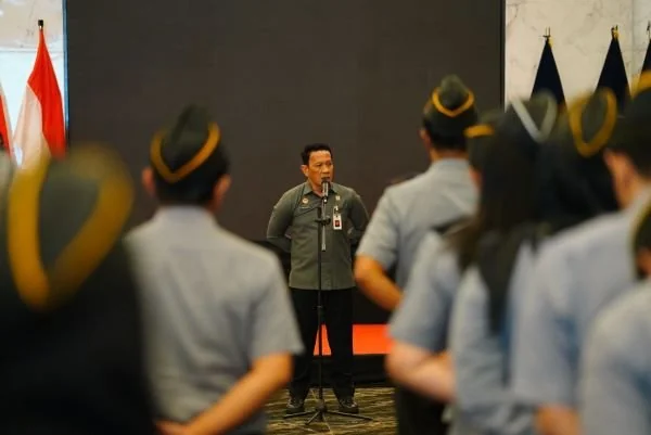 Apel pagi Kanwil Kemenkum Sulsel (Dok : Ist).