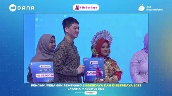 Tangkapan layar juara 1 SisBerdaya kategori mikro area 2 Cantika Sabbena asal Sulawesi Selatan (Dok: Nofi KabarMakassar)