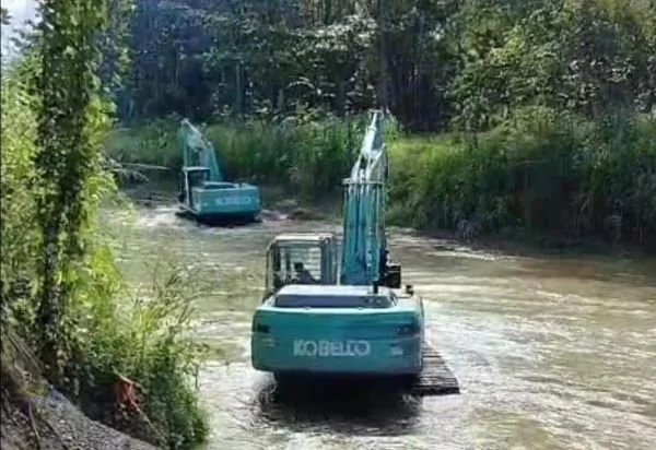 Normalisasi Sungai Suli di Luwu. Dok. Ist