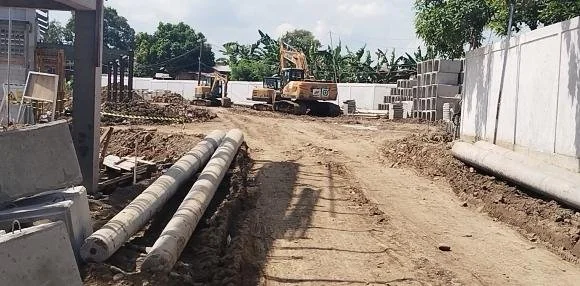 Bangunan Proyek Sekolah Rakyat Di kabupaten takalar